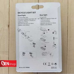 چراغ bicycle light set | چراغ جلو و عقب | چراغ دوچرخه | لوازم دوچرخه | تجهیزات دوچرخه | چراغ |