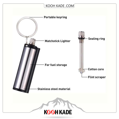 کبریت دایمی | کبریت کوهنوردی | تجهیزات کوهنوردی | کبریت دایمی سفری