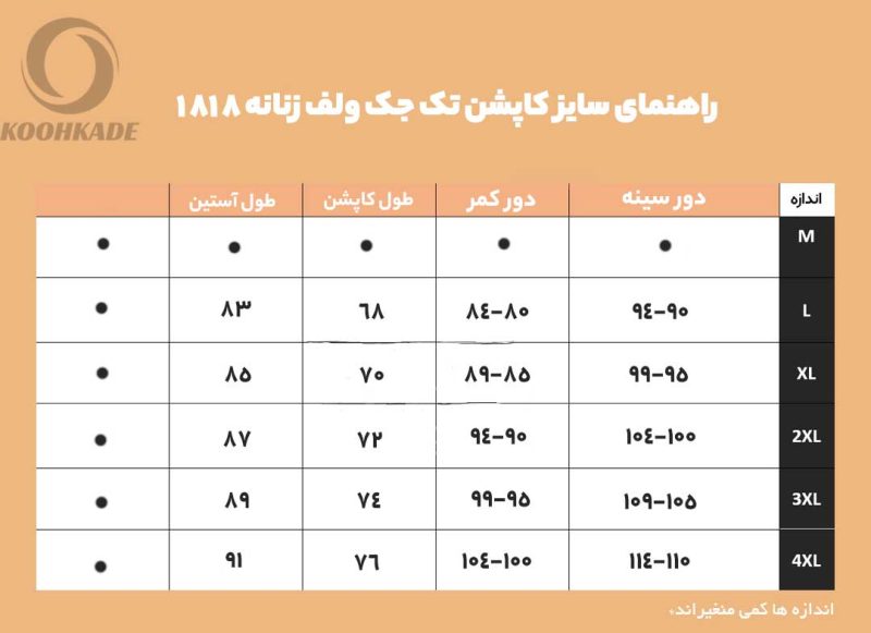 کاپشن تک جک ولف 1818