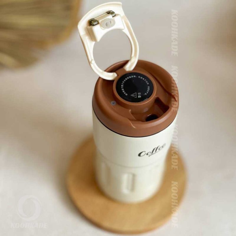 تراول ماگ دماسنج دار COFFEE CUP 500ML | تراول ماگ کمپینگ | ماگ کوهنوردی |ماگ طبیعتگردی |خرید تراول ماگ | قیمت تراول ماگ | تراول ماگ ارزان | ماگ کوهکده