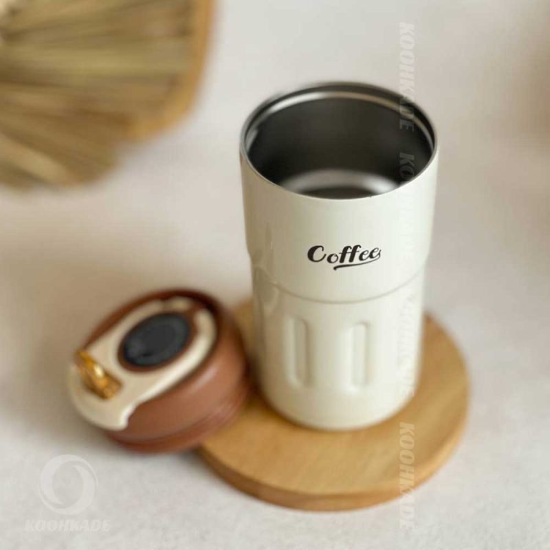 تراول ماگ دماسنج دار COFFEE CUP 500ML | تراول ماگ کمپینگ | ماگ کوهنوردی |ماگ طبیعتگردی |خرید تراول ماگ | قیمت تراول ماگ | تراول ماگ ارزان | ماگ کوهکده