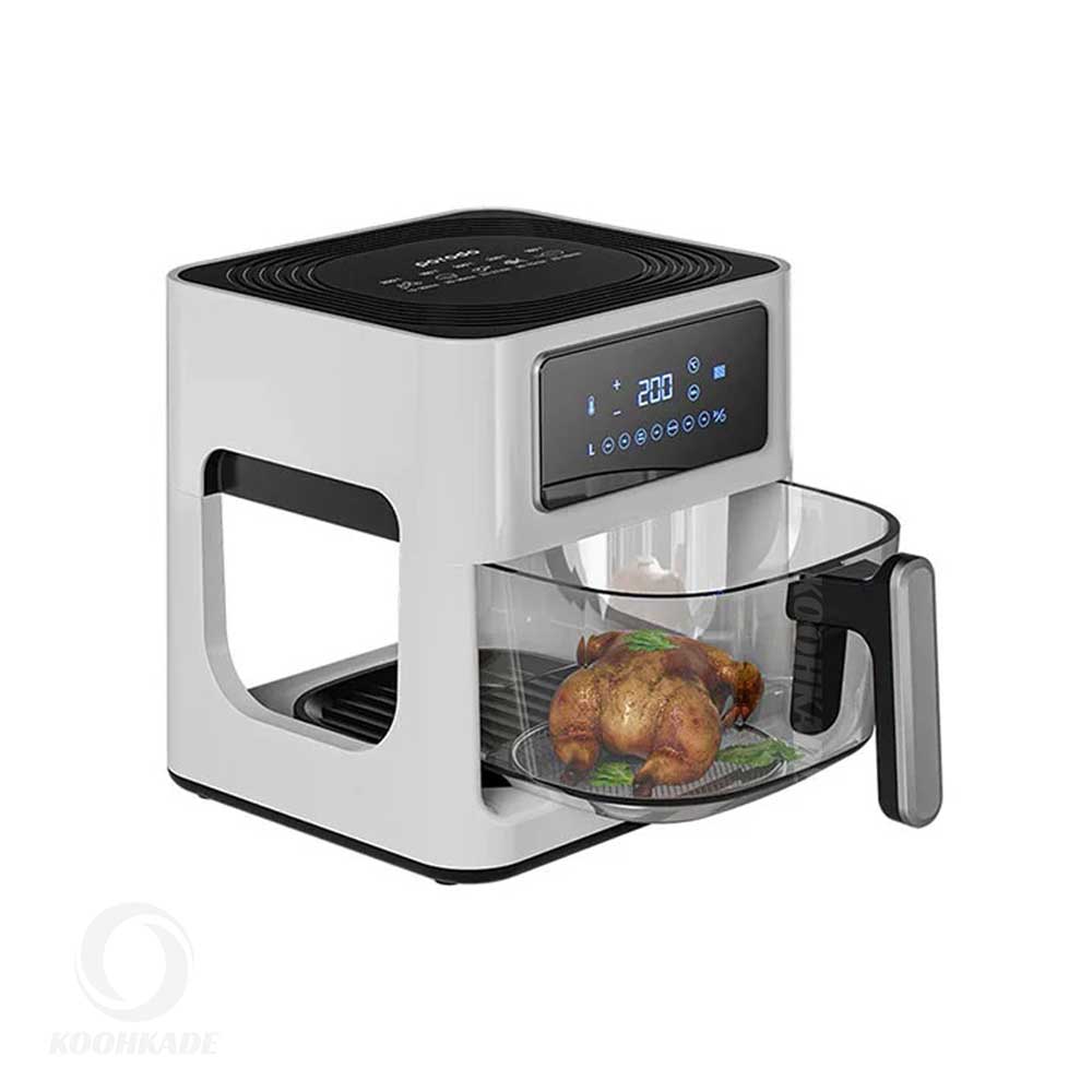 هواپز چندکاره Porodo Glass Pot Air Fryer ظرفیت 5 لیتر | هواپز چندکاره ظرفیت 5 لیتر پرودو Porodo Glass Pot Air Fryer