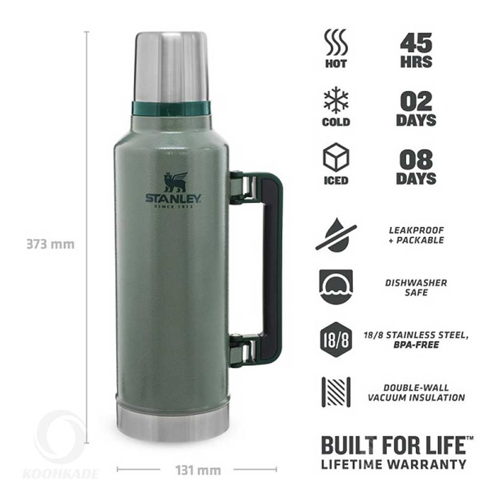 فلاسک STANLEY مدل CLASSIC ظرفیت 1/9L