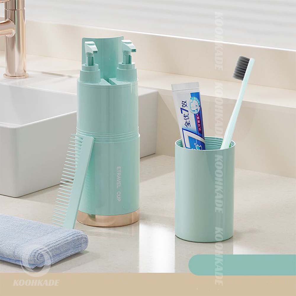 ست بهداشتی 8 تکه WASH CUP ETRAVEL A04-1 | پک لوازم بهداشتی 8 تیکه | پک لوازم بهداشتی 8 تیکه Etravel مناسب کمپینگ | پک بهداشتی طبیعتگردی | الارز