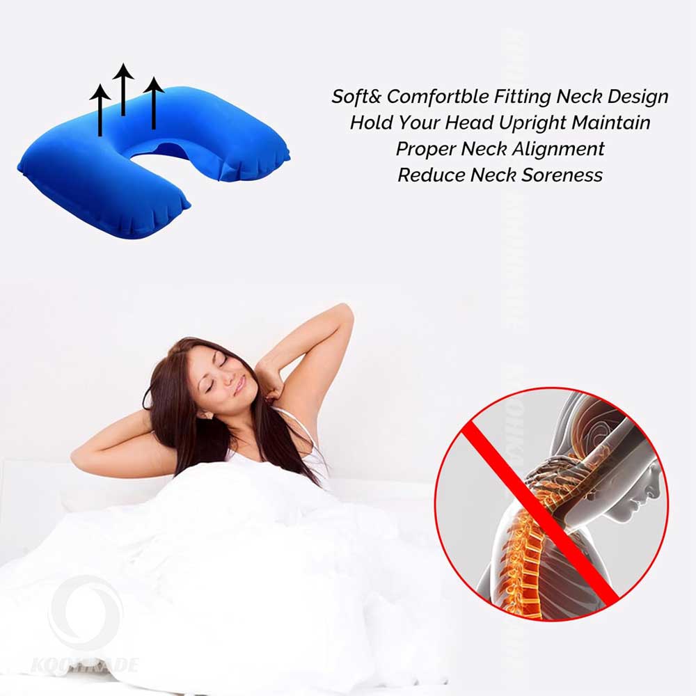 بالش گردنی بادی مدل BNB-02| بالش بادی مسافرتی | بالش گردنی سفری |خرید بالش گردنی کوچک | بالش گردنی کم جا برای مسافرت | بالش بادی کوهکده