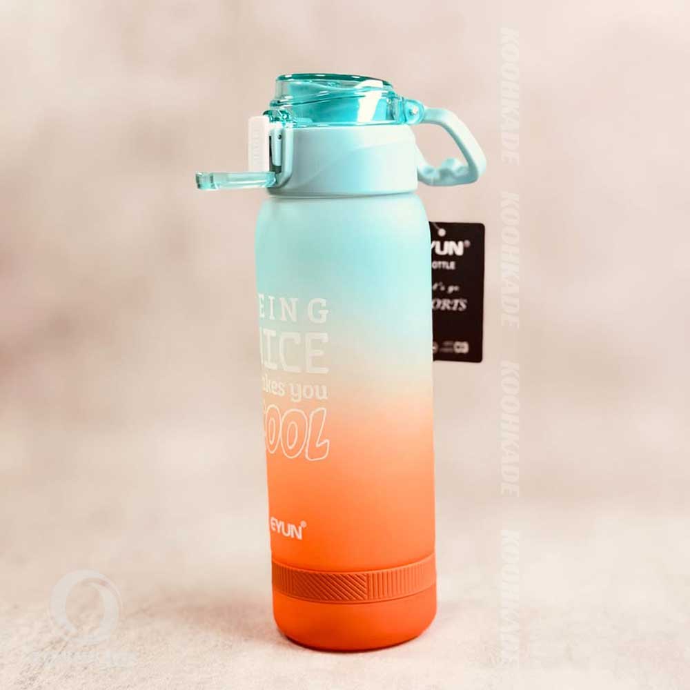 قمقمه EYUN NICE COOL حجم 1 لیتر|قمقمه ایوان نایس | قمقمه ورزشی | قمقمه باشگاهی | قمقمه کمپینگ |قمقمه شیشه ای | قمقمه مدرسه | قمقمه ۱ لیتر