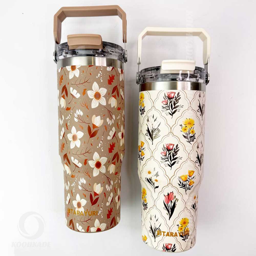 تراول ماگ FLOWER SITARAYURI حجم 900ML| خرید تراول ماگ دسته دار | تراول ماگ 600 میل تایسو | خرید تراول ماگ 600 میل | تراول ماگ دسته دار | تراول ماگ