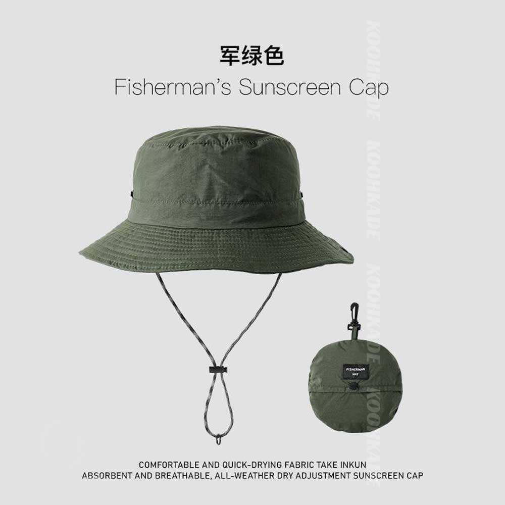 کلاه آفتابی جمع شو XMZ251| خرید کلاه تاشو | کلاه مناسب ماهی گیری | کلاه تاشو | قیمت کلاه تاشو گرد | کلاه کیفی | خرید کلاه تاشو مناسب طبیعتگردی | کوهکده